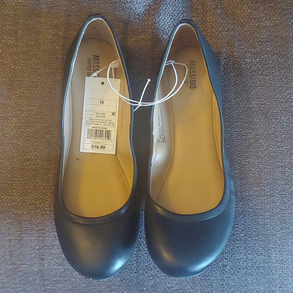 Mossimo Black Ballet Flats size 10